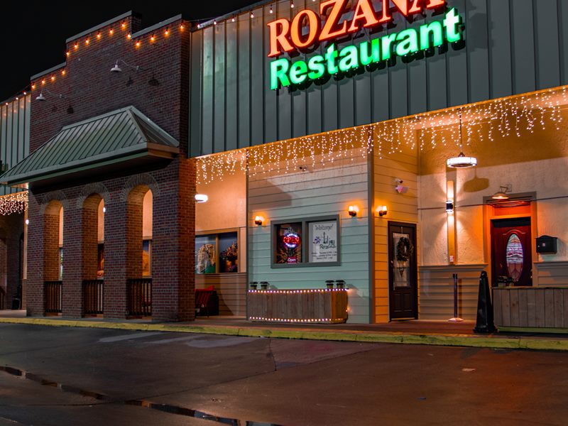 Rozana Restaurant and Hookah Lounge exterior