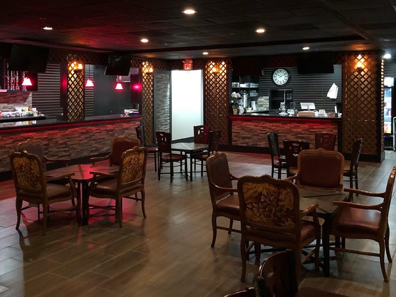 Rozana Restaurant and Hookah Lounge interior